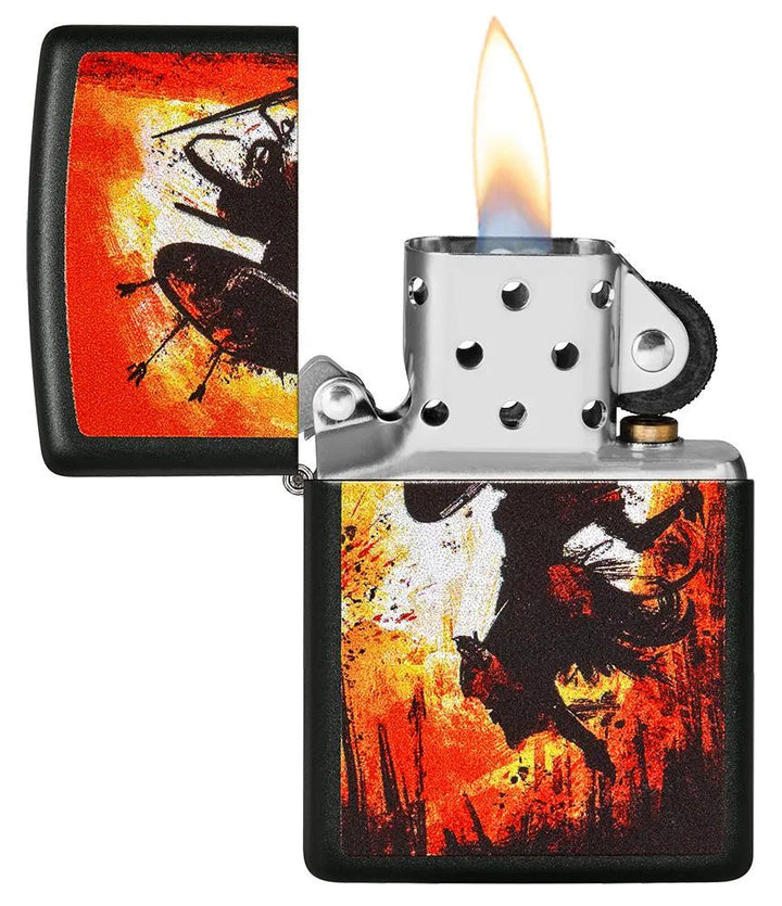 Zippo - Warrior Design - Game-On.no