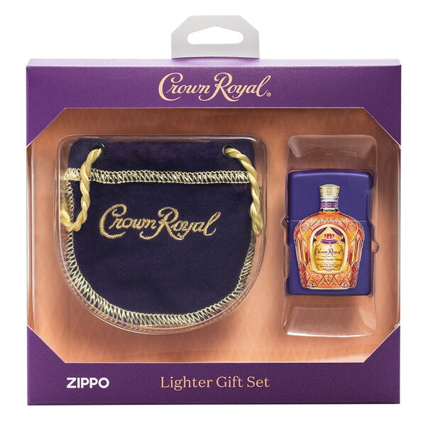 Zippo Crown Royal lighter, lilla matte