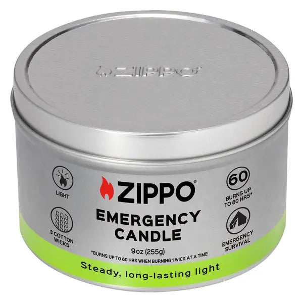 Zippo Nødlys med lokk på